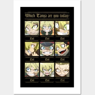 Youjo Senki : Which Tanya are you today? Posters and Art